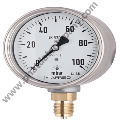 Standard capsule pressure gauges
