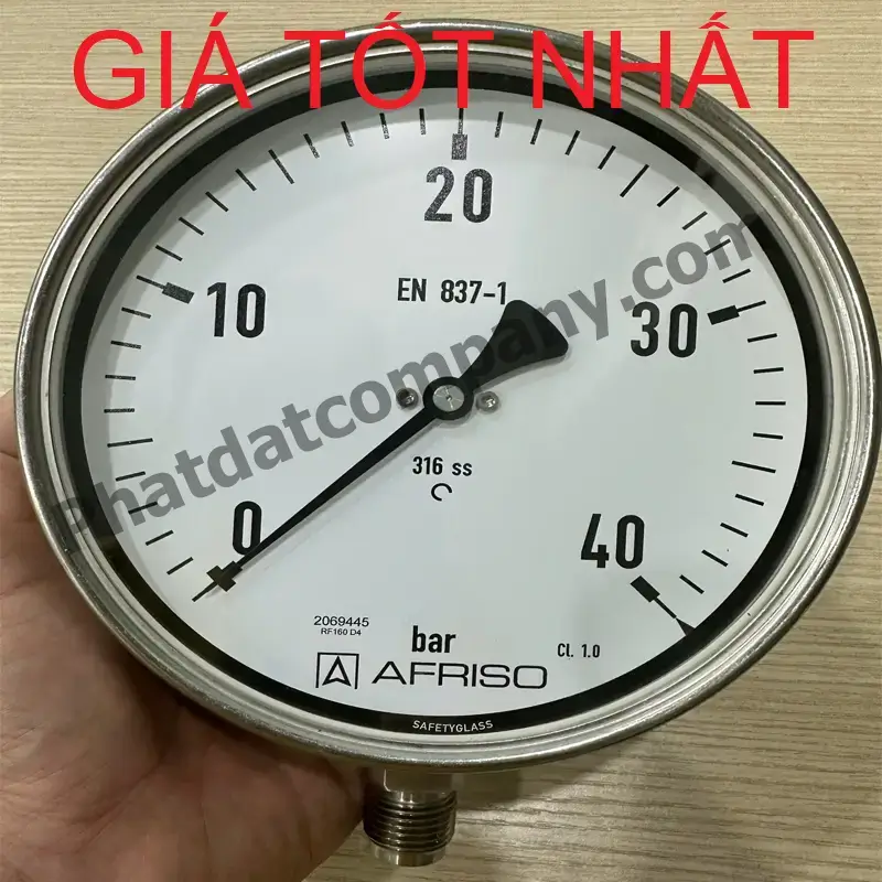 Bourdon tube pressure gauges for high temperature