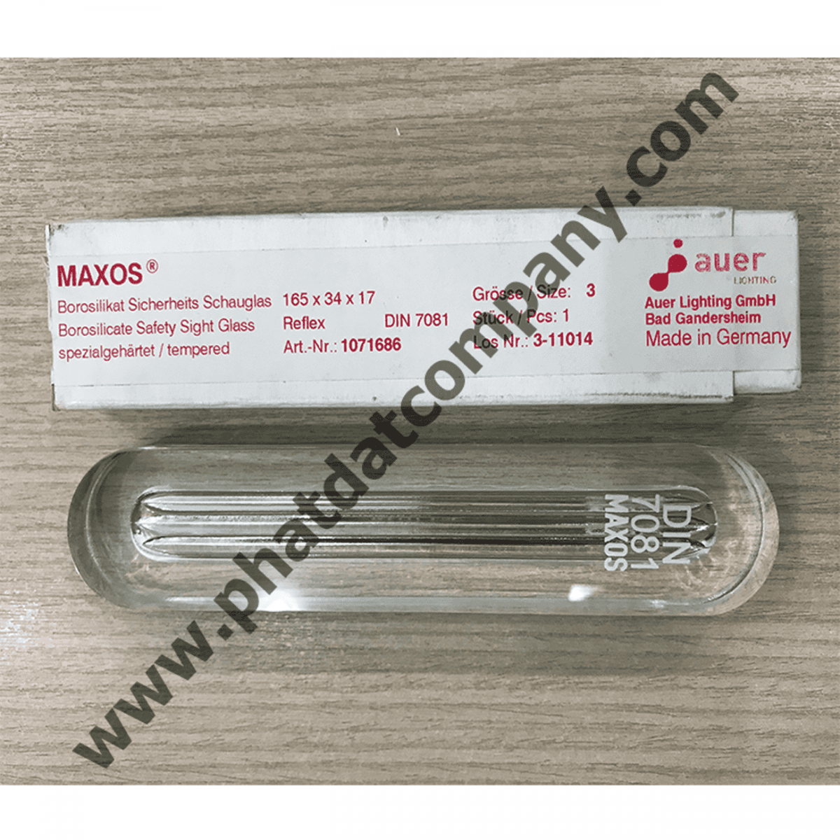 Kính Thủy Maxos 165x34x17mm