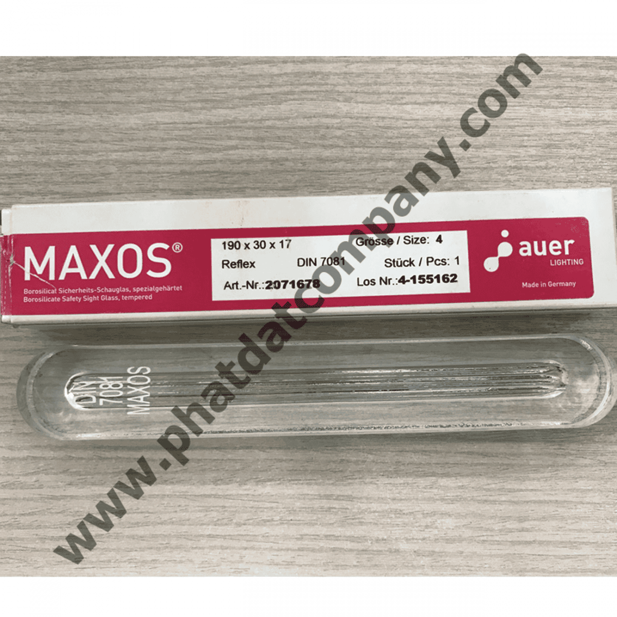 Kính Thủy Maxos 190x34x17mm