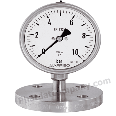 đồng hồ áp suất màng