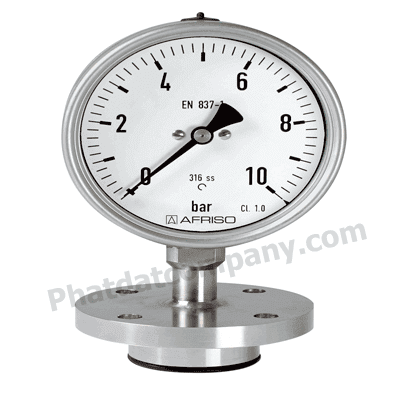 đồng hồ áp suất màng