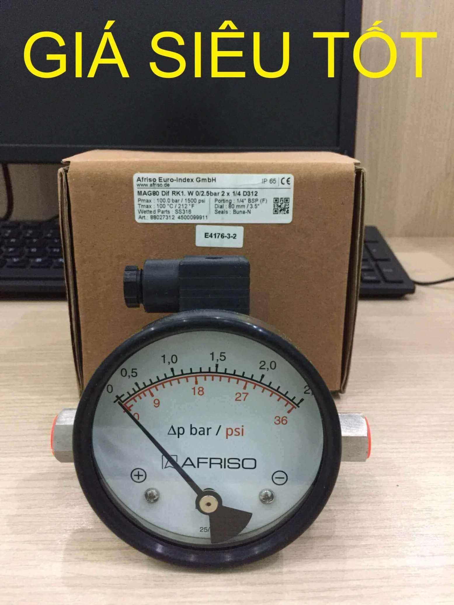 đồng hồ chênh áp có tiếp điểm điện