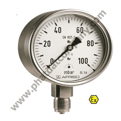 Đồng hồ đo áp suất 100mbar