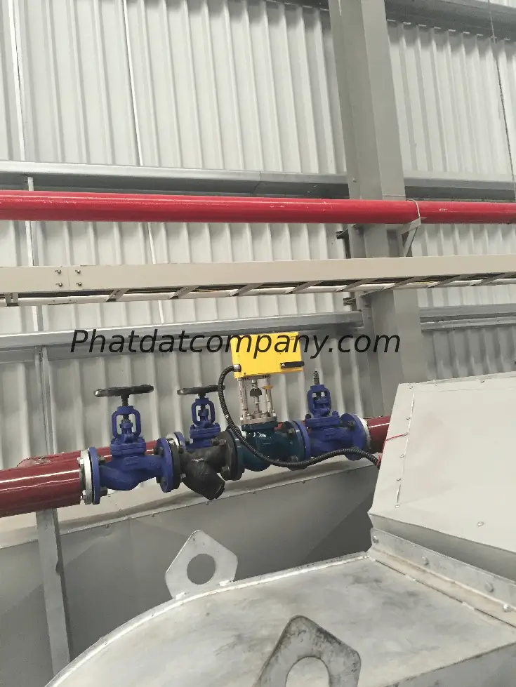 Installing the CONFLOW linear valve