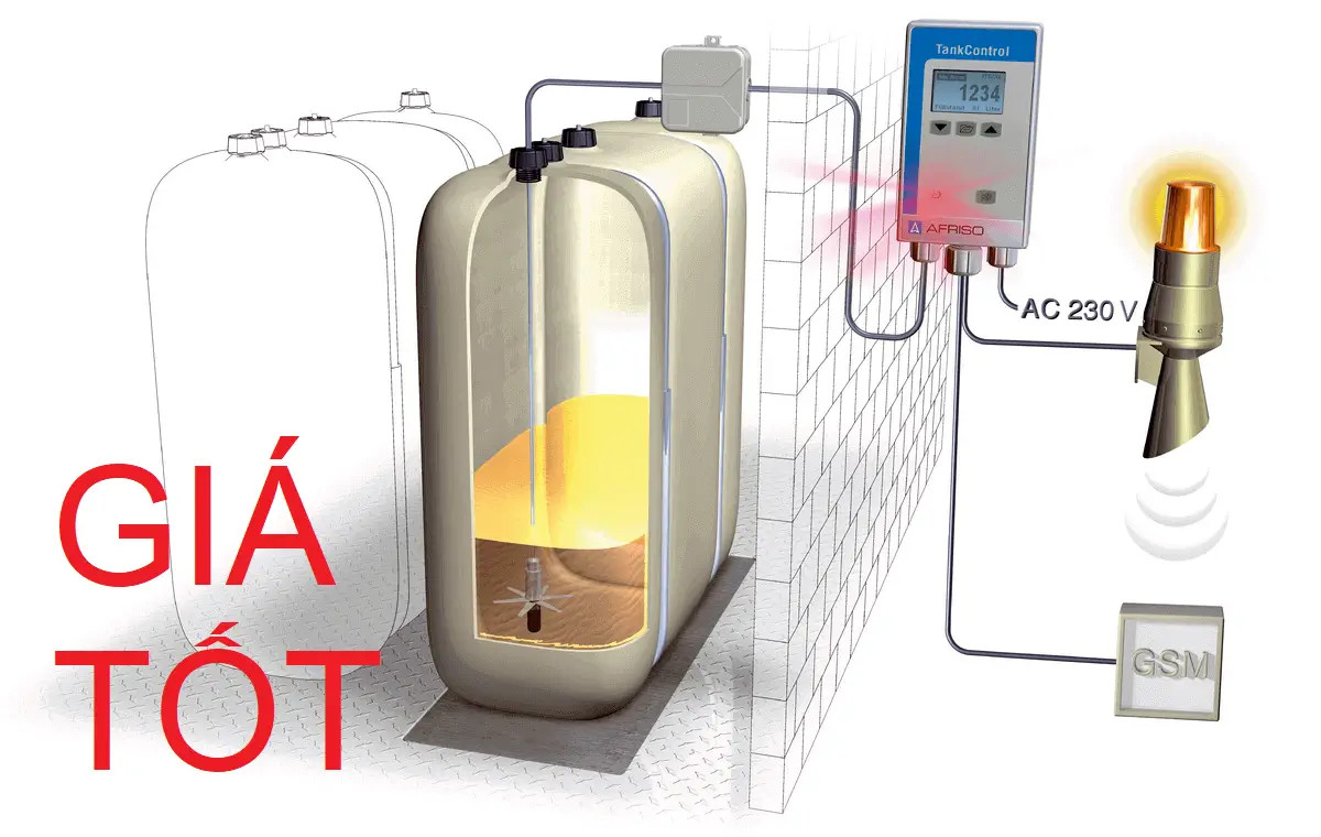 thiết bị báo mức bồn dầu