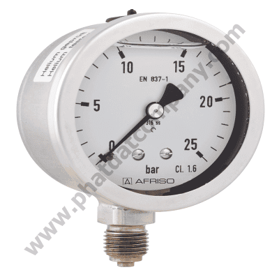 Đông hồ áp suất NH3 amoniac R717 Afriso xuất xứ Đức