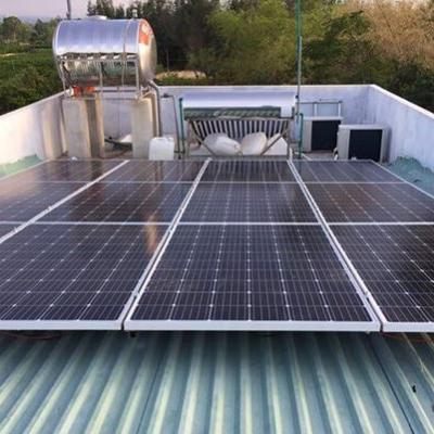 Điện mặt trời mái nhà có thể hòa lưới được ghi nhận và trả tiền 0 đồng