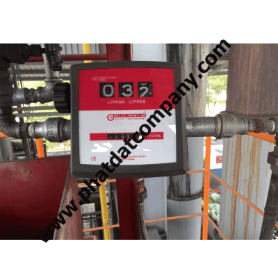 Đồng hồ đo xăng dầu Gespasa được lắp đặt tại công ty K, khu chế xuất Linh Trung, TPHCM