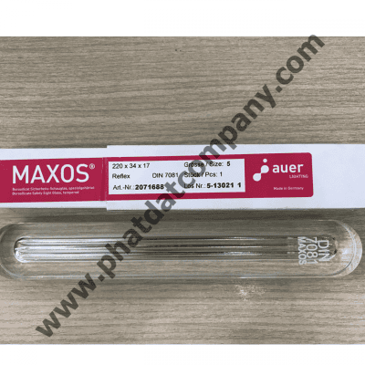Kính Thủy Maxos 220x30x17mm Kính Thủy Maxos Kính Thủy Lò Hơi Maxos Kính Thủy Maxos Din 7081 Kính Quan Sát Maxos Hàng Đức