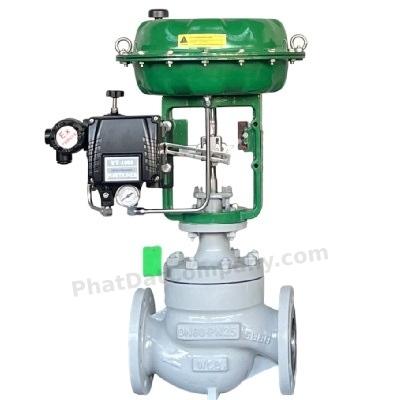 Van Cầu Điều Khiển Tuyến Tính DN80 | Van Tuyến Tính Điều Tiết Hơi, Dầu Nóng, Hóa Chất