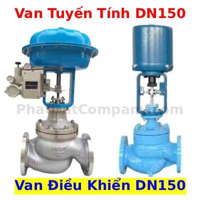 Van Điều Khiển DN150 | Van Điều Khiển Tuyến Tính DN150 Khí Nén & Điện