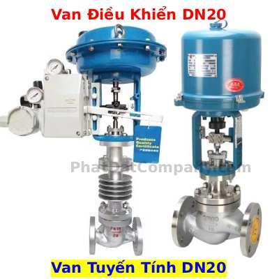 Van Tuyến Tính DN20 | Van Điều Khiển DN20 Khí Nén & Điện Cho Hơi Nóng, HVAC