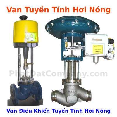 Van Điều Khiển Tuyến Tính Hơi Nóng | Giải Pháp Điều Khiển Nhiệt Độ Nhà Máy